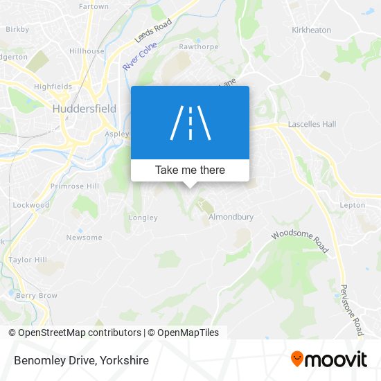 Benomley Drive map