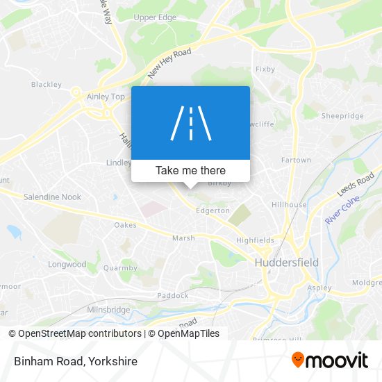 Binham Road map