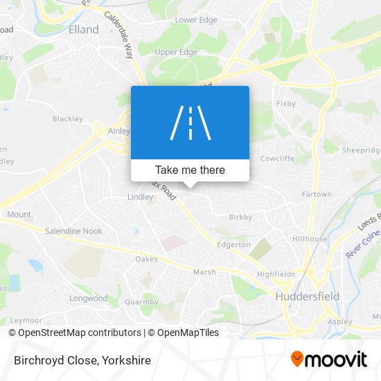 Birchroyd Close map