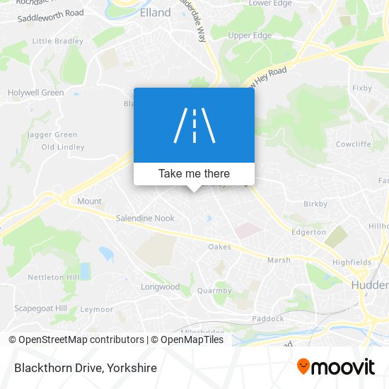 Blackthorn Drive map