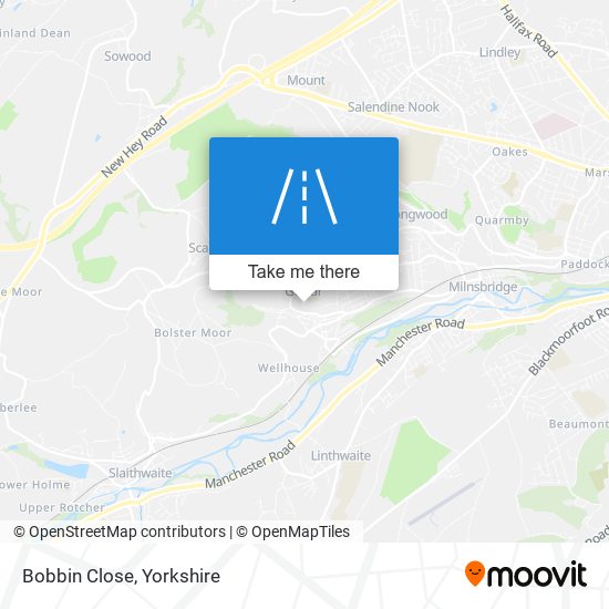Bobbin Close map