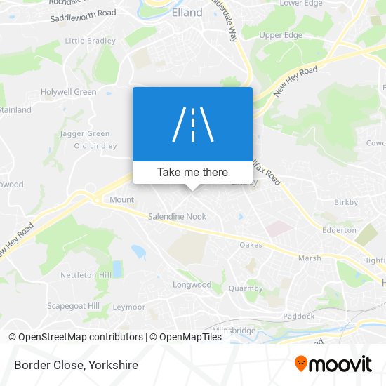 Border Close map