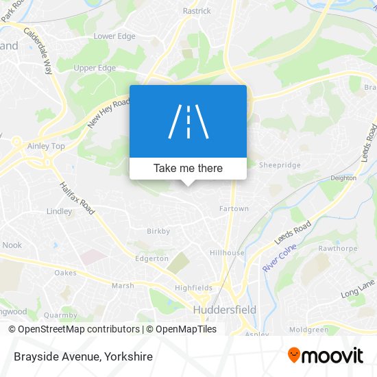 Brayside Avenue map