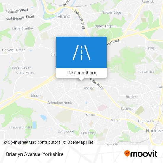 Briarlyn Avenue map