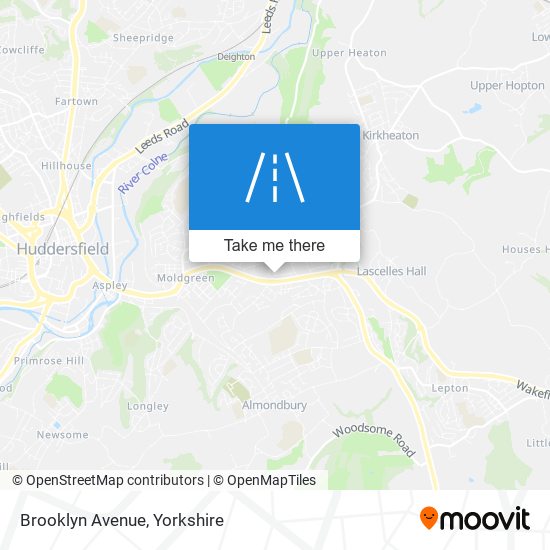 Brooklyn Avenue map