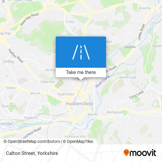 Calton Street map