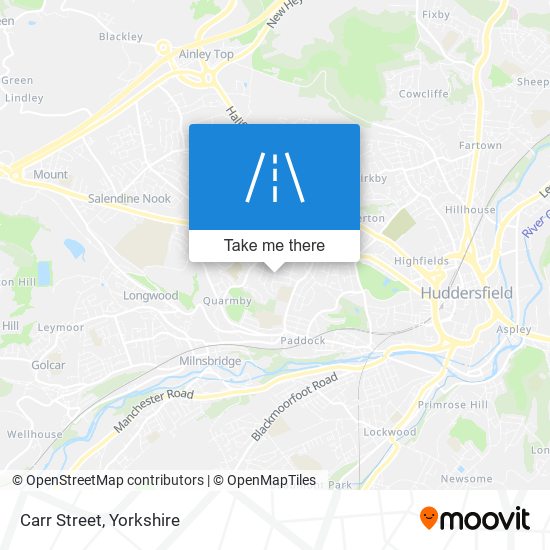 Carr Street map