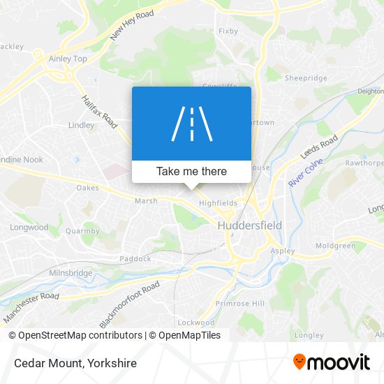 Cedar Mount map