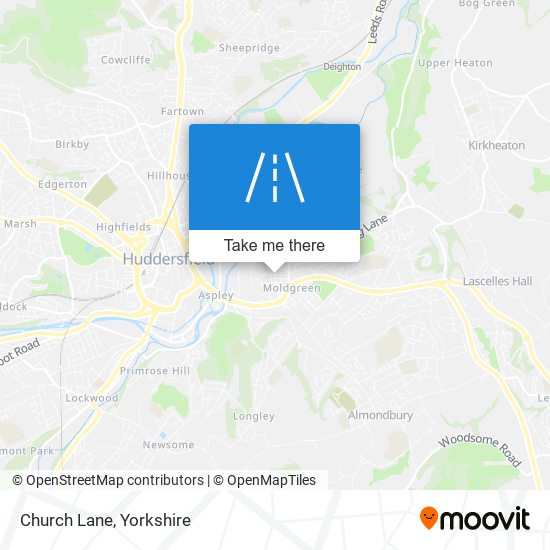 Church Lane map