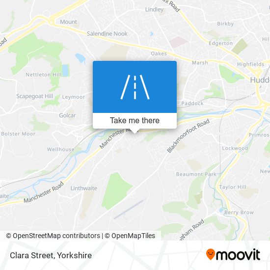 Clara Street map