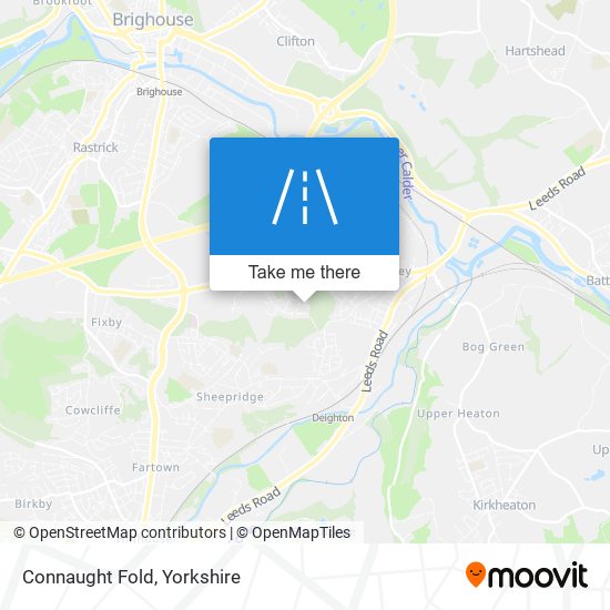 Connaught Fold map