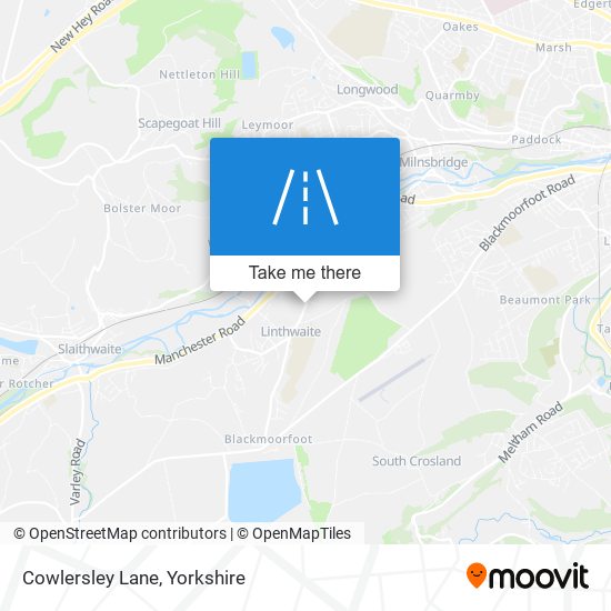 Cowlersley Lane map