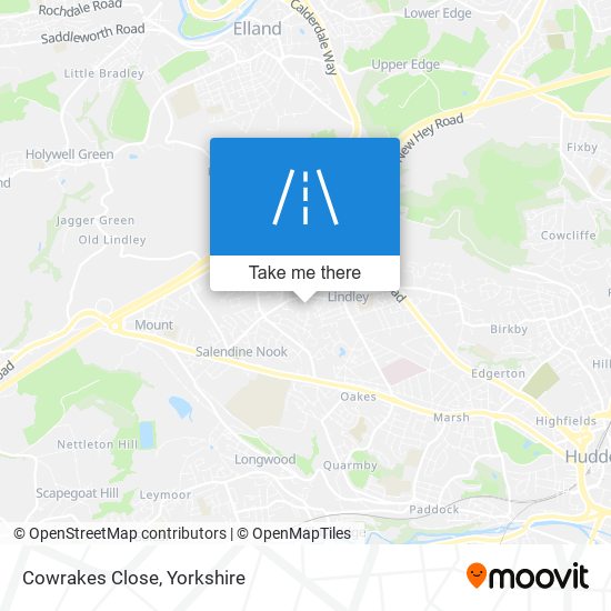 Cowrakes Close map