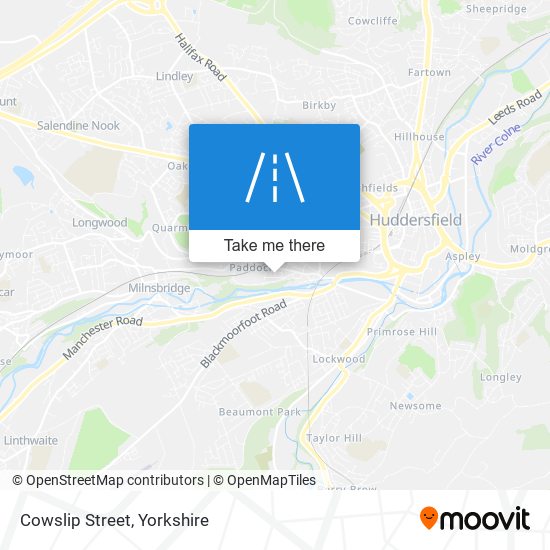 Cowslip Street map