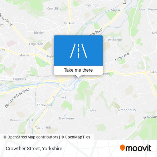 Crowther Street map