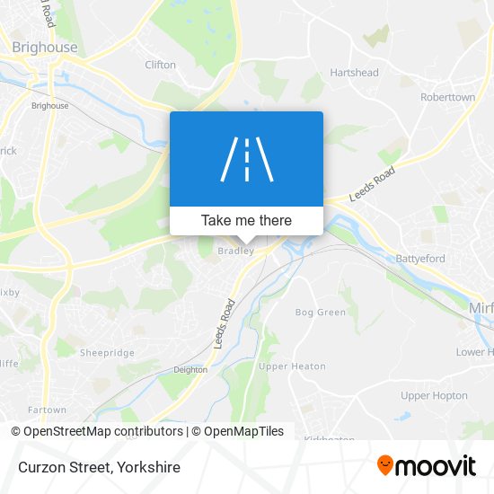 Curzon Street map
