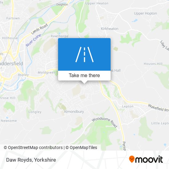 Daw Royds map