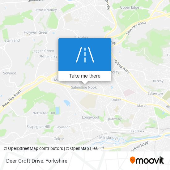 Deer Croft Drive map