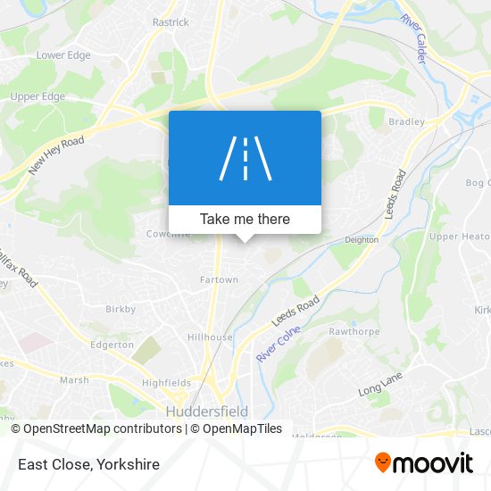 East Close map