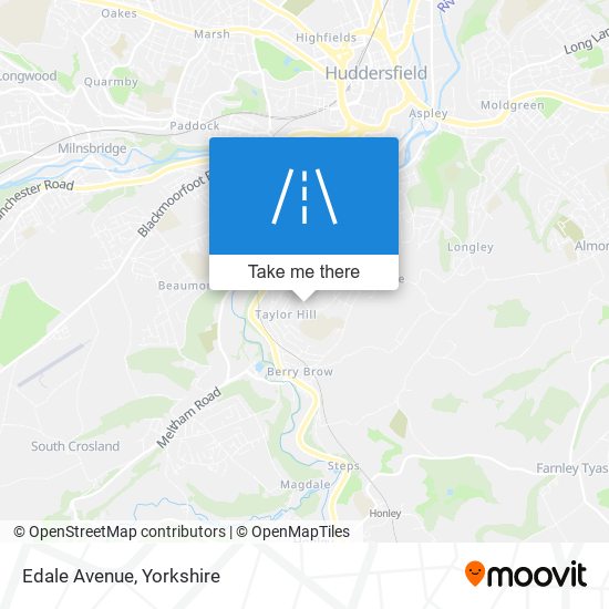 Edale Avenue map