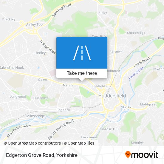 Edgerton Grove Road map