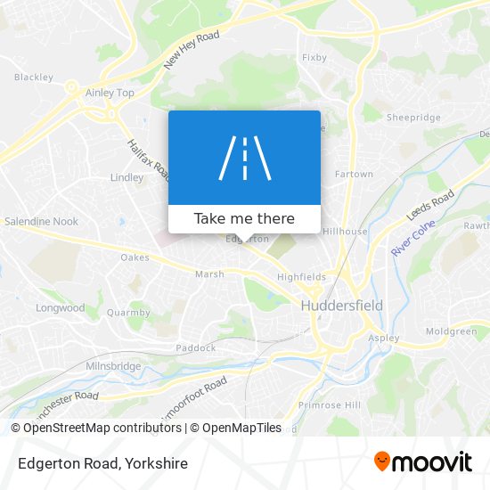 Edgerton Road map