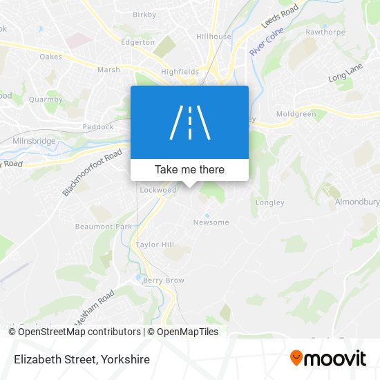 Elizabeth Street map