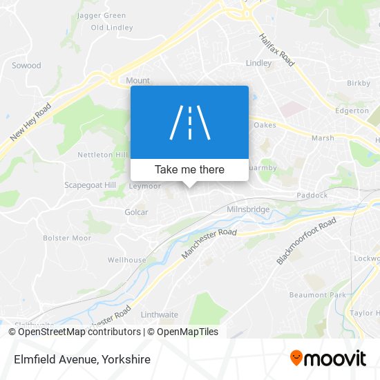 Elmfield Avenue map