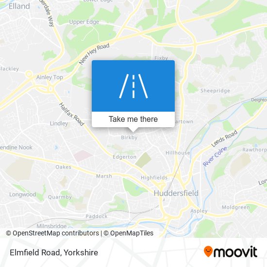 Elmfield Road map