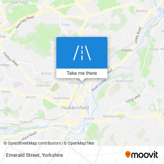 Emerald Street map