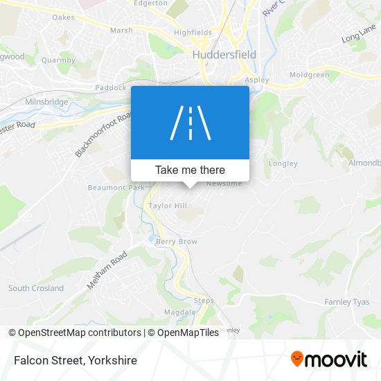 Falcon Street map