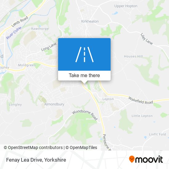 Fenay Lea Drive map
