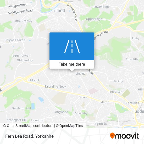 Fern Lea Road map