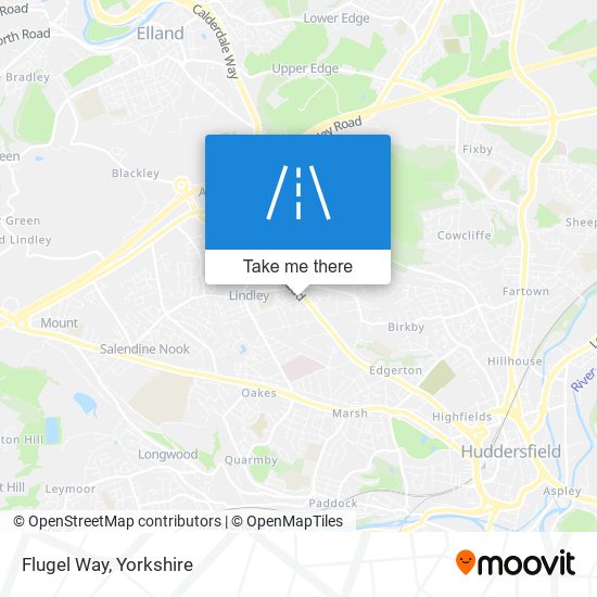 Flugel Way map