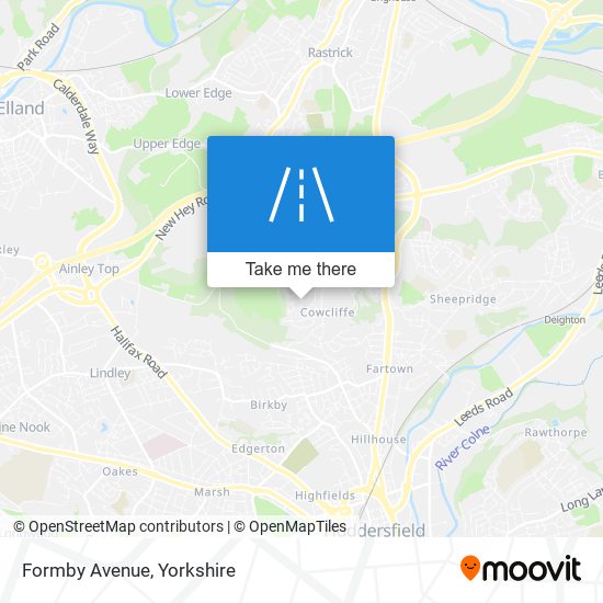 Formby Avenue map