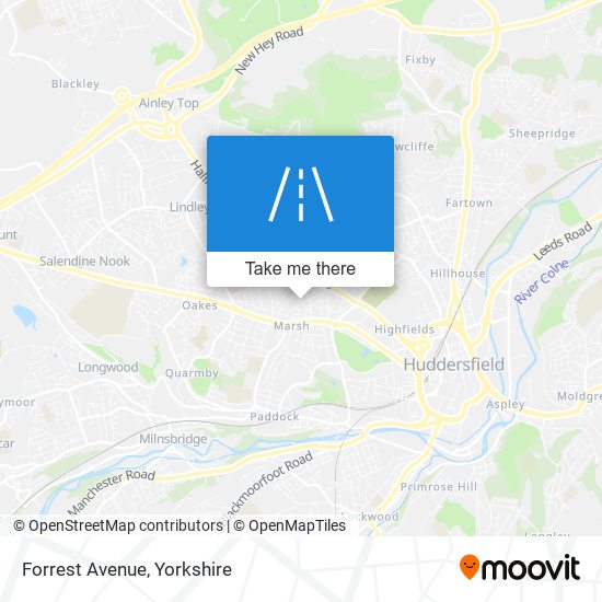 Forrest Avenue map