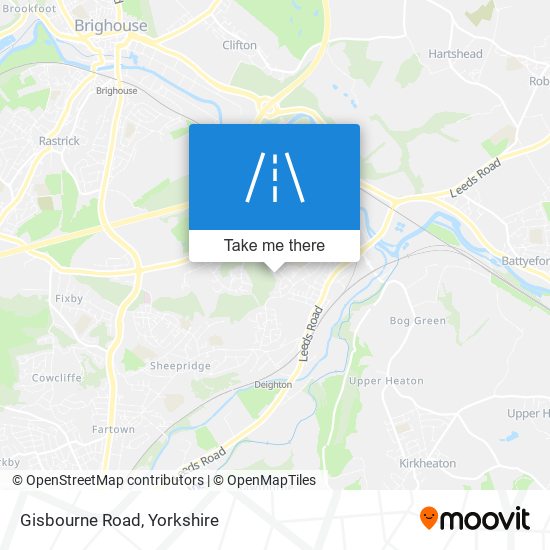Gisbourne Road map