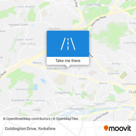 Goldington Drive map