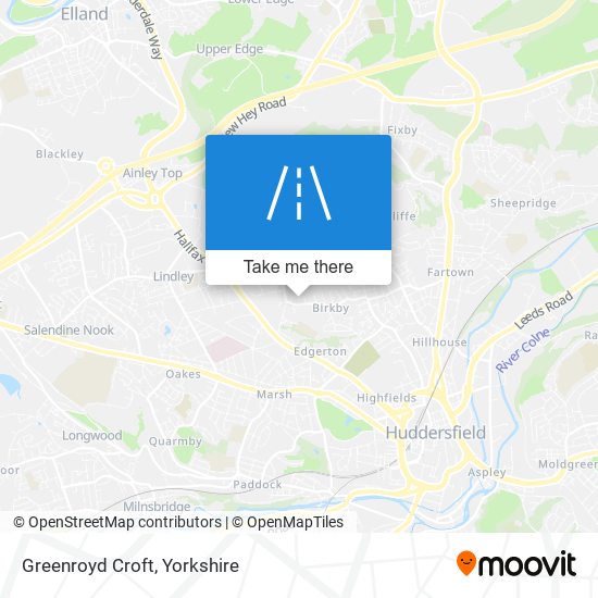Greenroyd Croft map