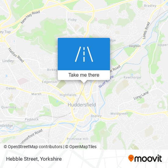 Hebble Street map