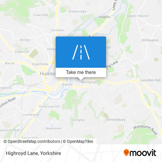 Highroyd Lane map