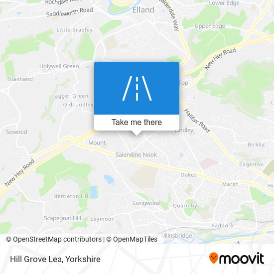 Hill Grove Lea map