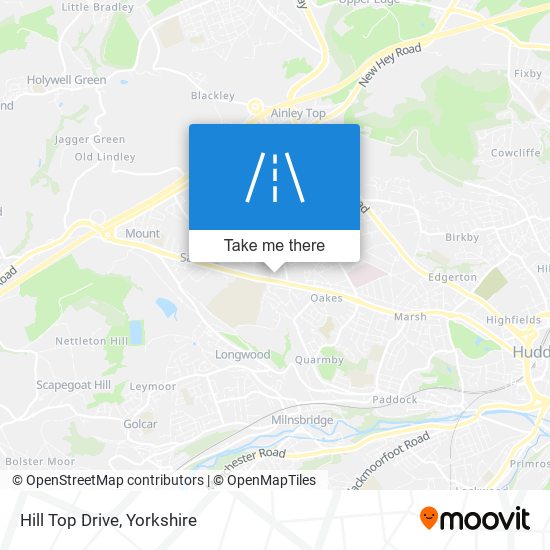 Hill Top Drive map