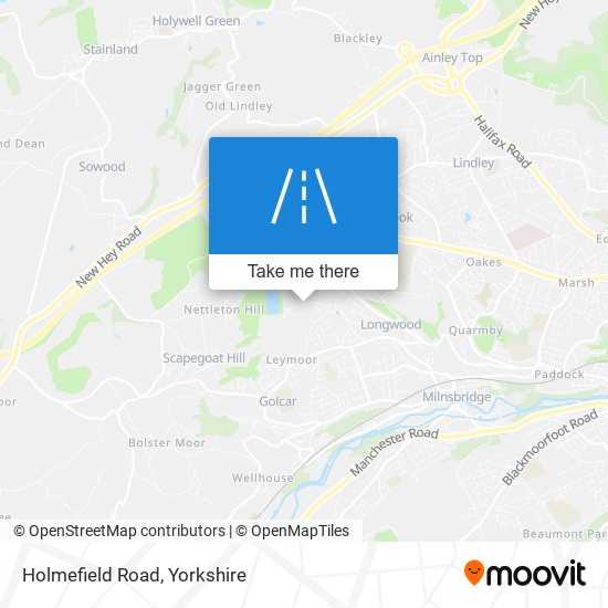 Holmefield Road map