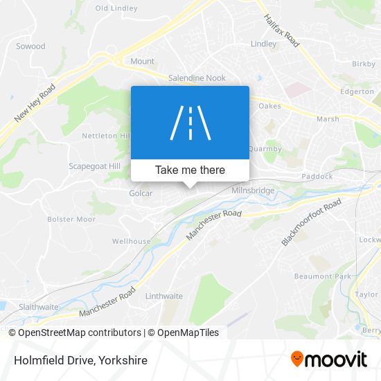 Holmfield Drive map