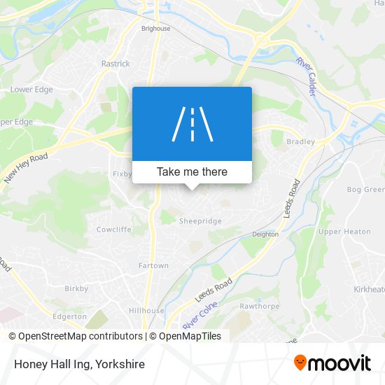 Honey Hall Ing map