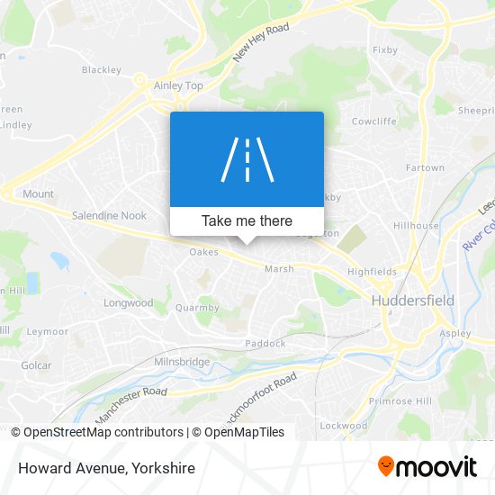 Howard Avenue map