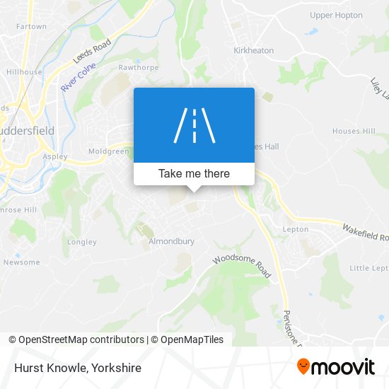Hurst Knowle map