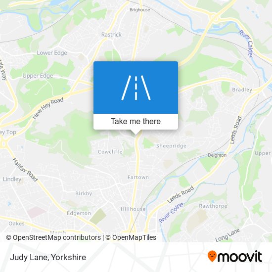 Judy Lane map