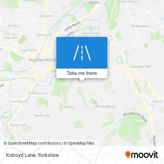 Kidroyd Lane map